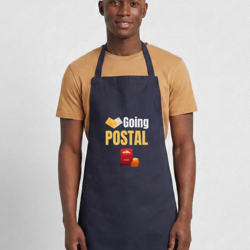 Going Post, Funny Worker, Postman, Postman Cooking Apron