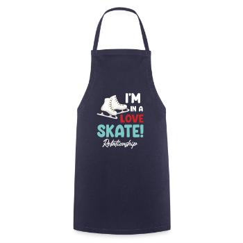 I'm In A Love Relationship - Cooking Apron - navy - Front - AI Model Male 185 dark (185cm)