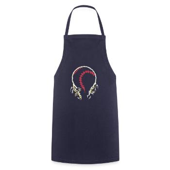Base-ball - Tablier de cuisine - marine - Devant - AI Model Male 185 dark (185cm)