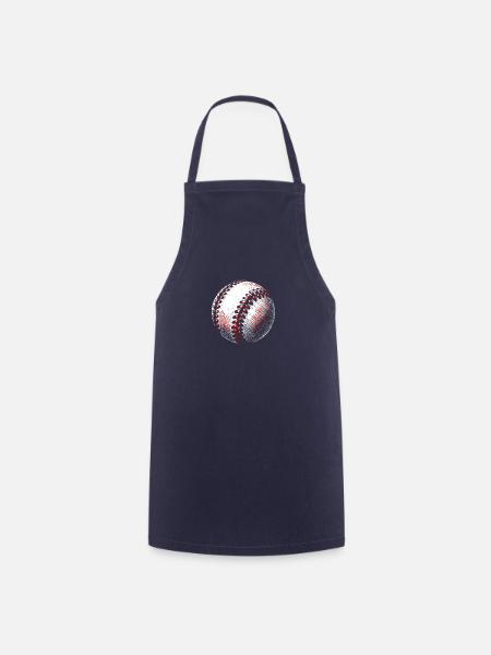 Baseball Gekritzel - Kochschürze - Navy