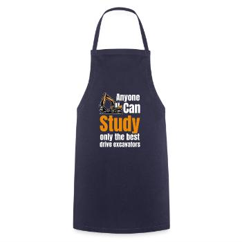 Jeder Kann Nur Die Besten Bagger Studieren Bagger - Kochschürze - Navy - Vorne - AI Model Male 185 dark (185cm)