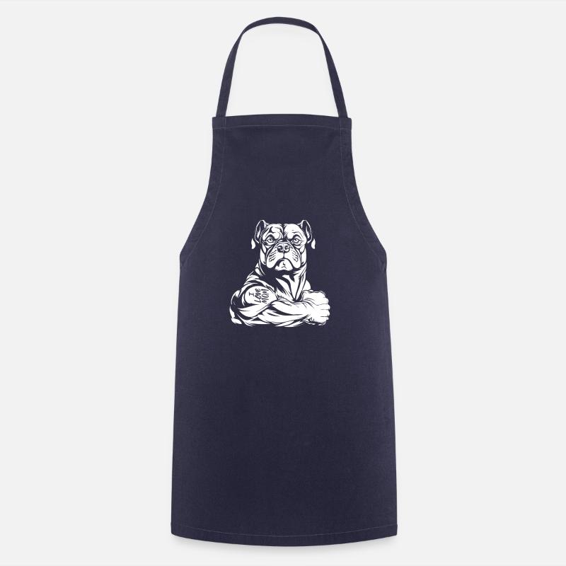 American Bully J’aime Papa - Tablier de cuisine - marine
