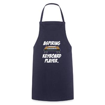 Angehender Keyboarder Walzer Keyboarder - Kochschürze - Navy - Vorne - AI Model Male 185 dark (185cm)