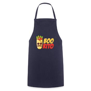 Boorito Burrito Wortspiele Mexikanische Margarita - Kochschürze - Navy - Vorne - AI Model Male 185 dark (185cm)