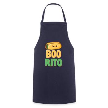 Boorito Burrito Wortspiele Mexikanische Margarita - Kochschürze - Navy - Vorne - AI Model Male 185 dark (185cm)