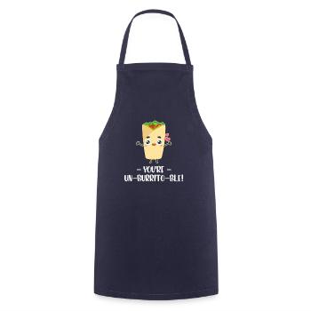 Du Bist Un-burrito-ble! Mexikanischer Margarita - Kochschürze - Navy - Vorne - AI Model Male 185 dark (185cm)