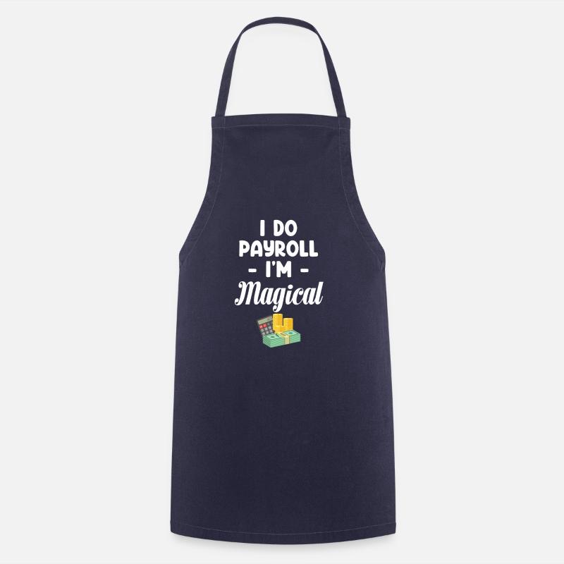 Wage & Salary I Do Payroll - Cooking Apron - navy