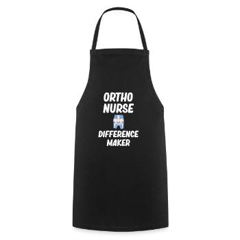 ortho Ortho Nurse Difference Maker Surgical - Cooking Apron - black - Front - AI Model Male 185 dark (185cm)