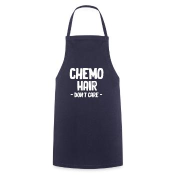 Chemo-haare Kümmern Sich Nicht Um Strahlung - Kochschürze - Navy - Vorne - AI Model Male 185 dark (185cm)