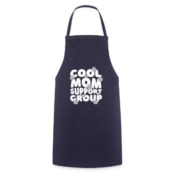 Maman Soutien Maman - Tablier de cuisine - marine - Devant - AI Model Male 185 dark (185cm)