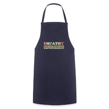Maman Soutien à la maman - Tablier de cuisine - marine - Devant - AI Model Male 185 dark (185cm)