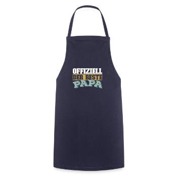 Vater Papa Best Dad - Cooking Apron - navy - Front - AI Model Male 185 dark (185cm)