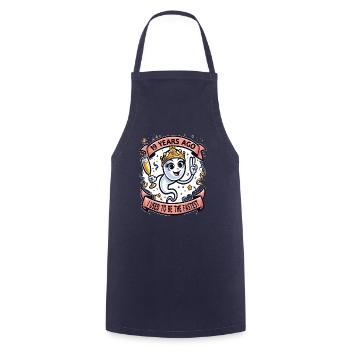 19 Years Ago I Was The Fastest Woman - Cooking Apron - navy - Front - AI Model Male 185 dark (185cm)
