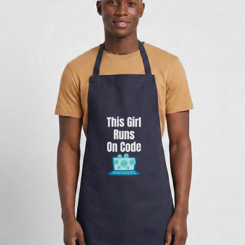 Dieses Mädchen Läuft Auf Codes Programmierer Kochschürze