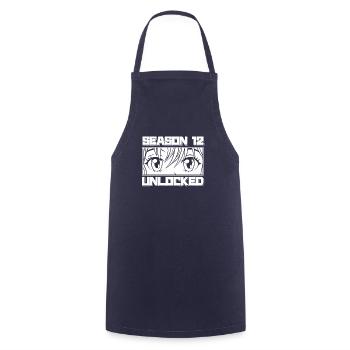 Anime Manga Anime Birthday Girl - Cooking Apron - navy - Front - AI Model Male 185 dark (185cm)