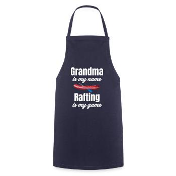 Oma Ist Mein Name Rafting Ist Mein Spiel - Kochschürze - Navy - Vorne - AI Model Male 185 dark (185cm)