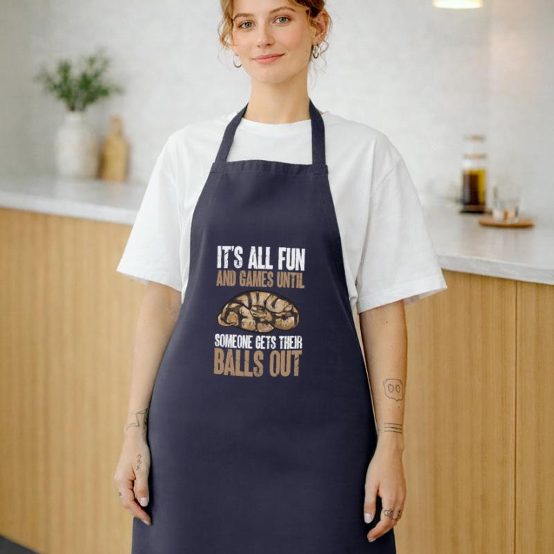 Ball Python Snake King Python Tablier de cuisine