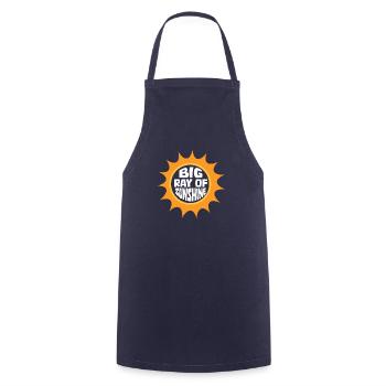 Schwesternschaft Soroitas Große Sonne - Kochschürze - Navy - Vorne - AI Model Male 185 dark (185cm)