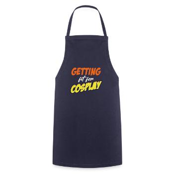 Get Fit for Cosplay Costume Medieval Weaboo - Cooking Apron - navy - Front - AI Model Male 185 dark (185cm)