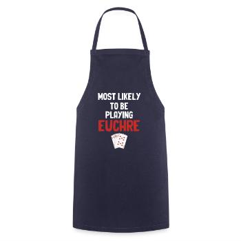 Am Wahrscheinlichsten Spielen Sie Euchre Casino - Kochschürze - Navy - Vorne - AI Model Male 185 dark (185cm)