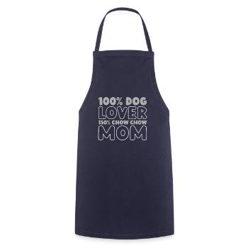 Chow Chow - Tablier de cuisine - marine - Devant - AI Model Male 185 dark (185cm)