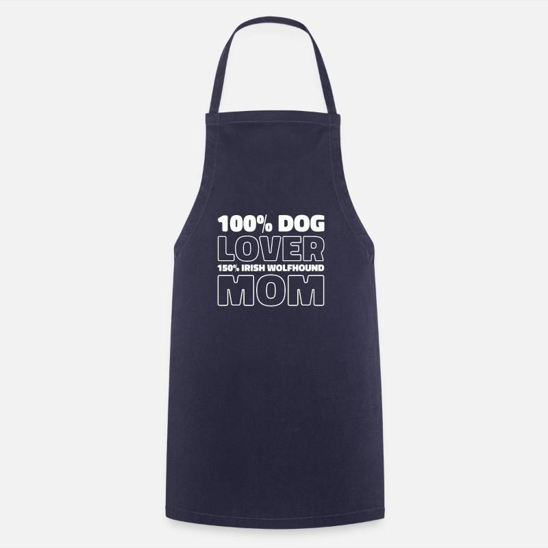 Irischer Wolfshund - Kochschürze - Navy