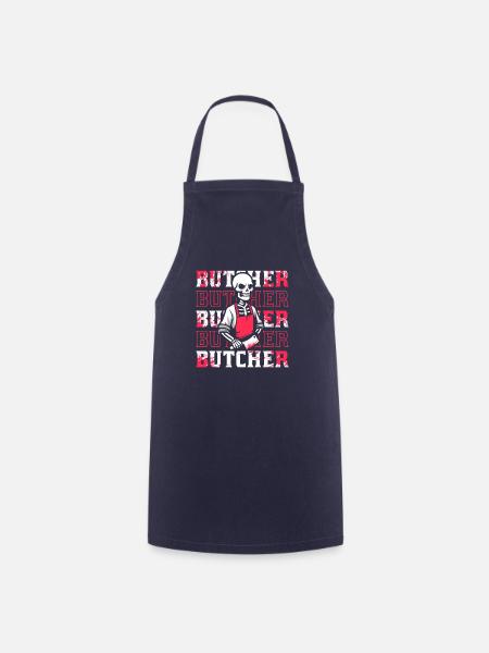 Fleischer Metzger Schlachter - Kochschürze - Navy