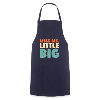 Sorority Soroitas Big Sister - Cooking Apron - navy - Front - AI Model Male 185 dark (185cm)