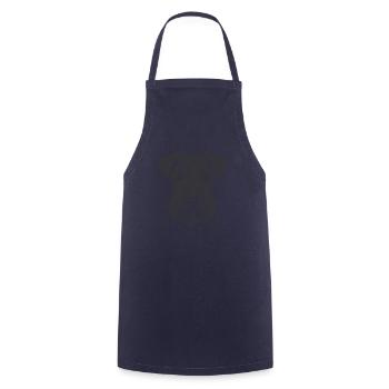 Line Art Lakeland Terrier Terriers Lakie - Cooking Apron - navy - Front - AI Model Male 185 dark (185cm)