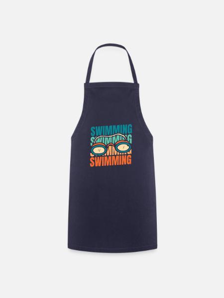 Schwimmen Schwimmer - Kochschürze - Navy
