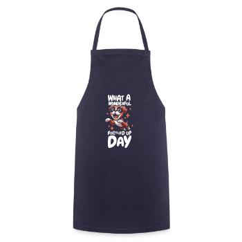Boxer Dog German Boxer Fucked Up Day - Cooking Apron - navy - Front - AI Model Male 185 dark (185cm)