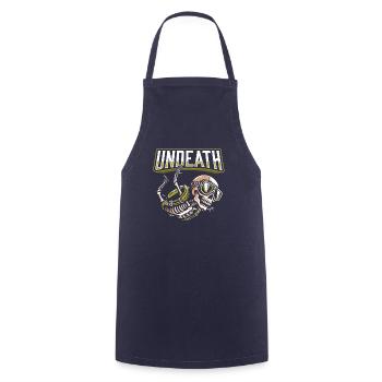 Parachutist Skydiving Skeleton - Cooking Apron - navy - Front - AI Model Male 185 dark (185cm)