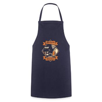 Barista Coffee Afterworld Adventure - Tablier de cuisine - marine - Devant - AI Model Male 185 dark (185cm)