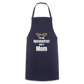 Ich Bin Mutter Und Optikerin. Nichts Macht Mir - Kochschürze - Navy - Vorne - AI Model Male 185 dark (185cm)