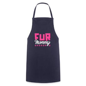 Dog Four-legged Dog Mom For Mommy - Cooking Apron - navy - Front - AI Model Male 185 dark (185cm)