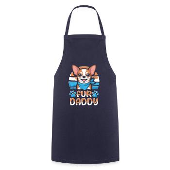 Chihuahua Father Dog Dad For Daddy - Cooking Apron - navy - Front - AI Model Male 185 dark (185cm)