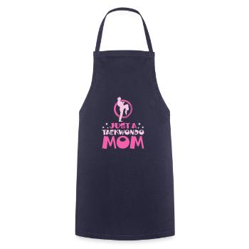 Taekwondo Mutter Juste une maman taekwondo - Tablier de cuisine - marine - Devant - AI Model Male 185 dark (185cm)