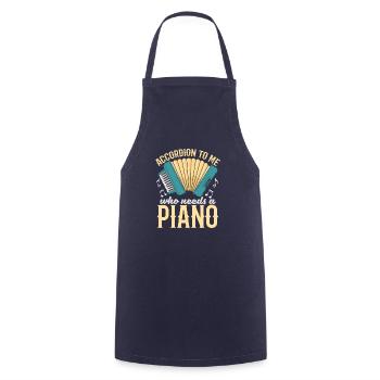 Accordion - Cooking Apron - navy - Front - AI Model Male 185 dark (185cm)