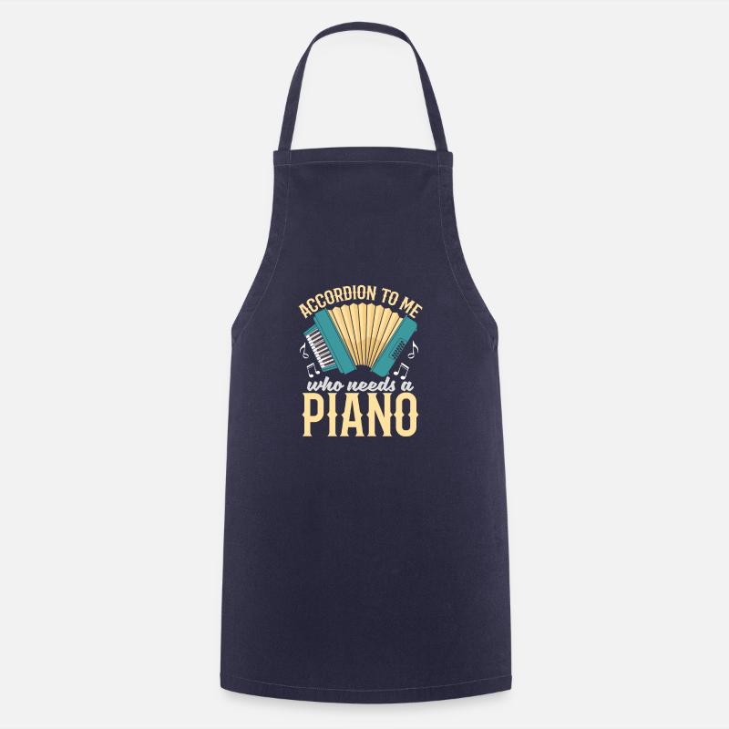 Accordion - Cooking Apron - navy