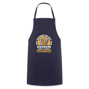 Accordion - Cooking Apron - navy - Front - AI Model Male 185 dark (185cm)