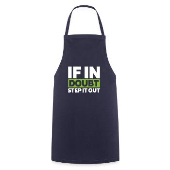 Irish Dance Irischer Tanz - Kochschürze - Navy - Vorne - AI Model Male 185 dark (185cm)