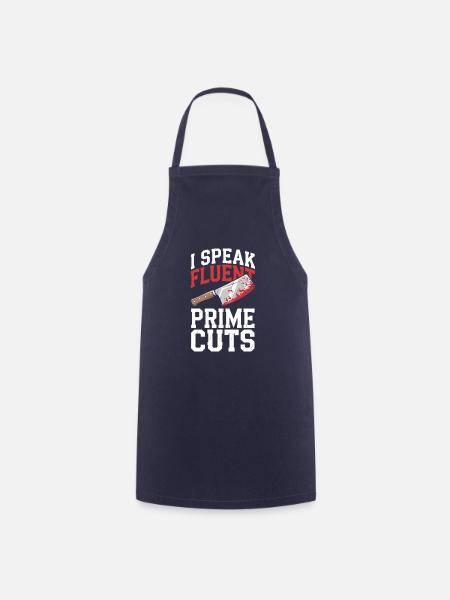 Butchers, butchers, butchers - Cooking Apron - navy