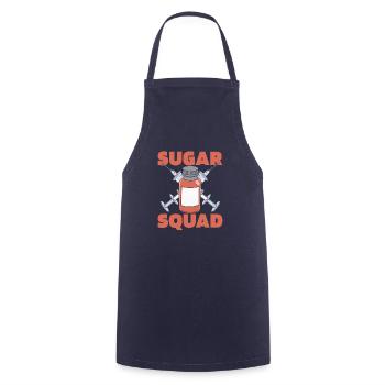 Diabetes Nurse Cadre - Cooking Apron - navy - Front - AI Model Male 185 dark (185cm)