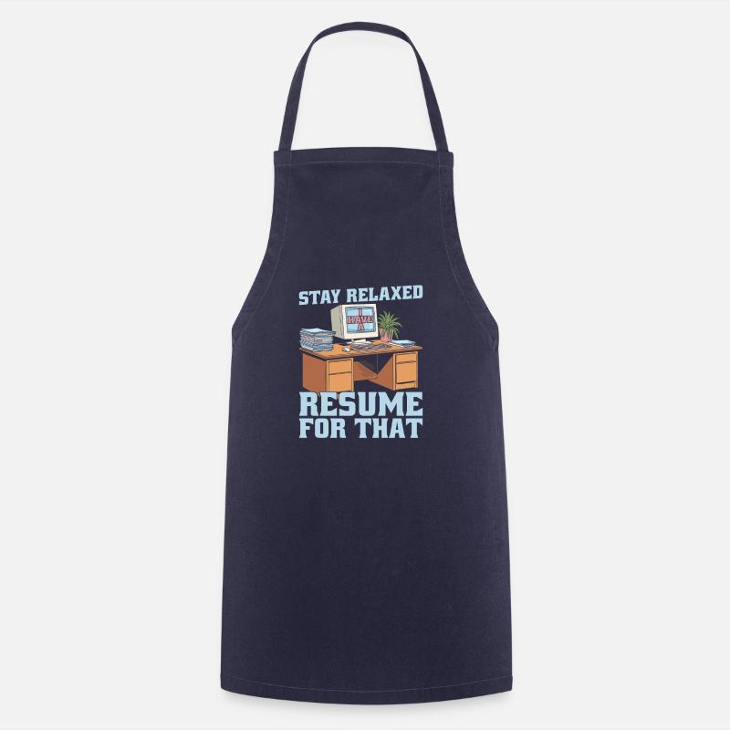 Assistante RH - Tablier de cuisine - marine