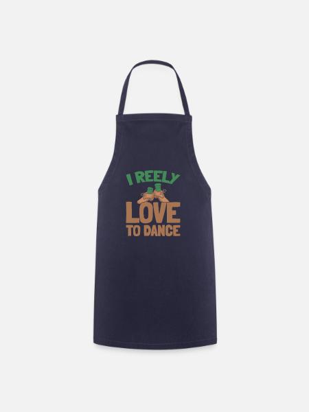 Irish Dance Irischer Tanz - Kochschürze - Navy