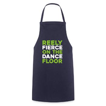 Irish Dance Irischer Tanz - Cooking Apron - navy - Front - AI Model Male 185 dark (185cm)