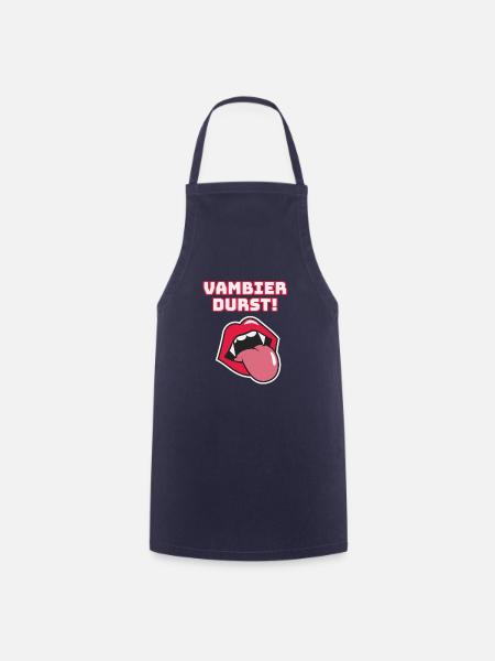 vambier,durst,vambier durst,vampir,helloween,bier - Kochschürze - Navy
