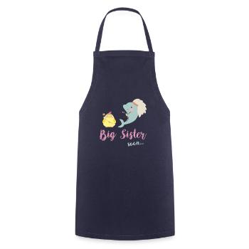 Big goose sister soon soon T-shirt - Cooking Apron - navy - Front - AI Model Male 185 dark (185cm)
