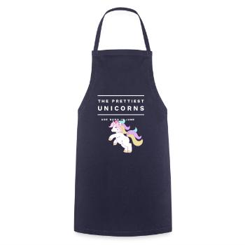 The Prettiest Unicorns Born In June Birthday - Cooking Apron - navy - Front - AI Model Male 185 dark (185cm)