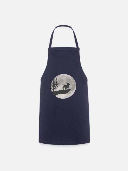 Chihuahua Zeichnung - Kochschürze - Navy